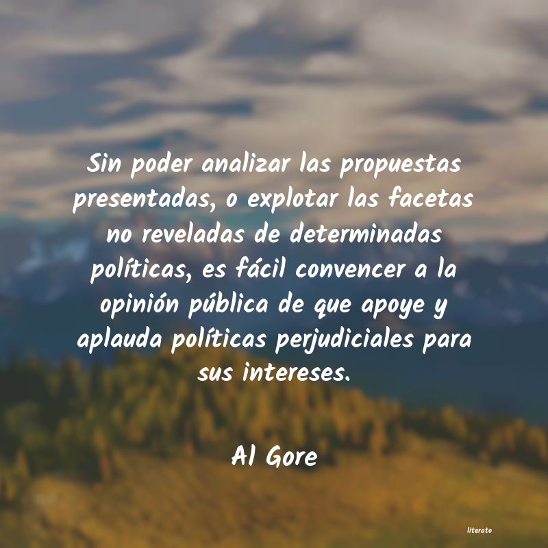 Frases de Al Gore