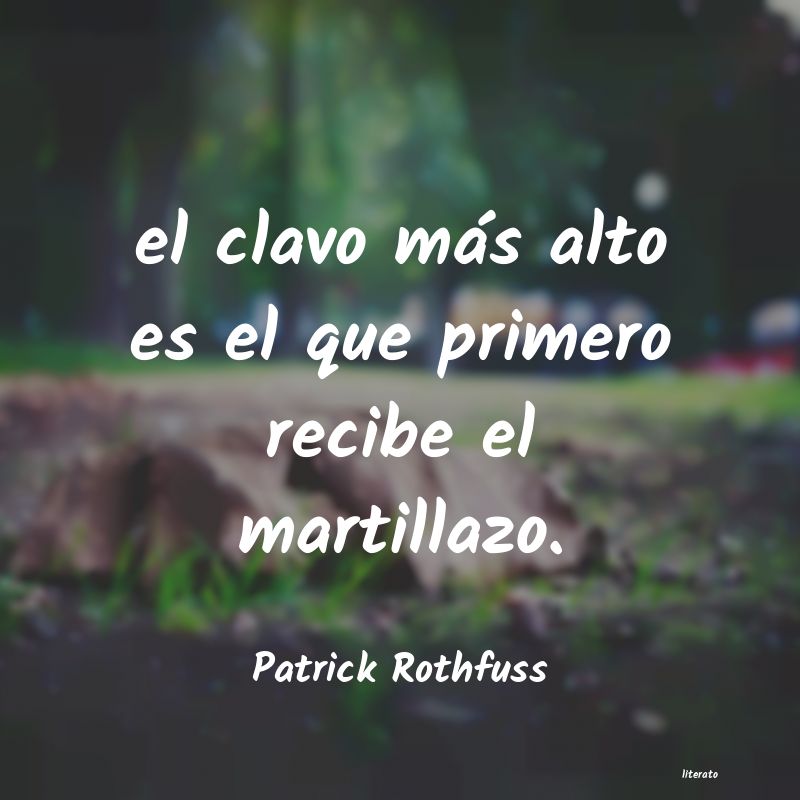 Frases de Patrick Rothfuss