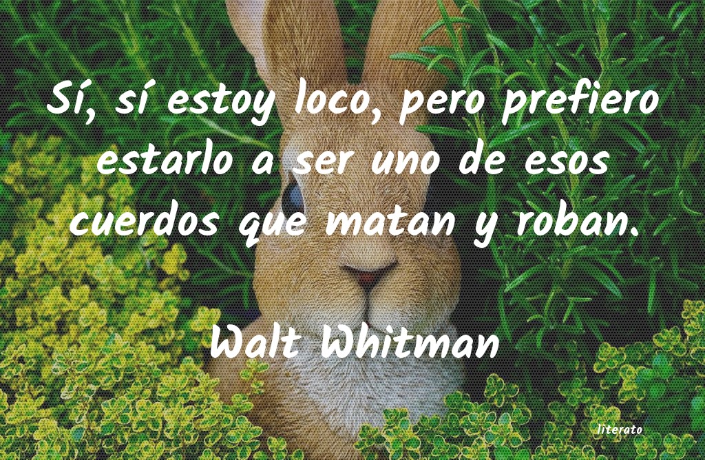 frases de Walt Whitman