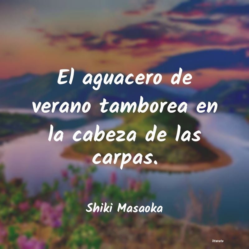 Frases de Shiki Masaoka