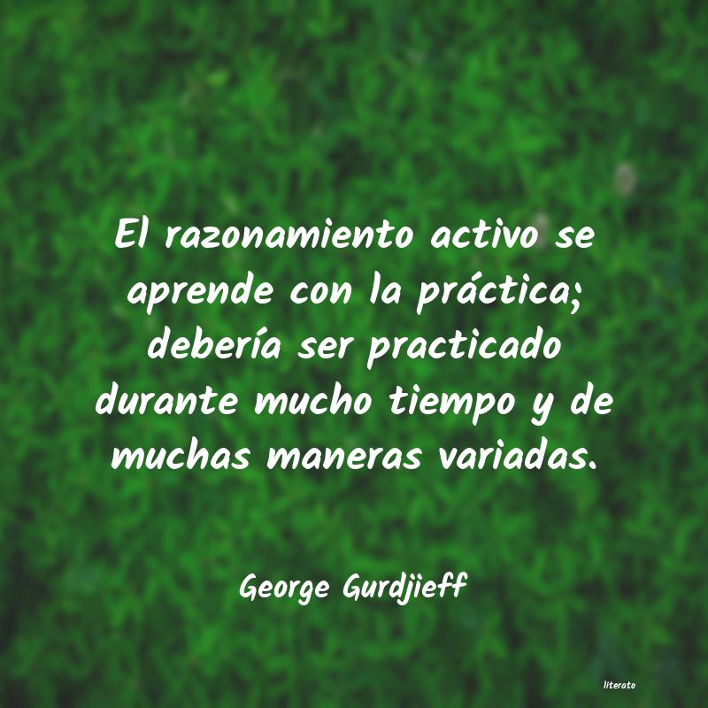 frases de George Gurdjieff