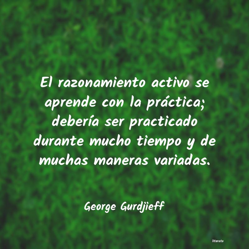 Frases de George Gurdjieff