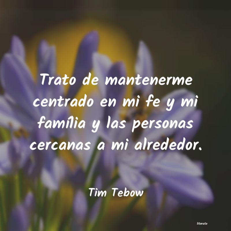 Frases de Tim Tebow