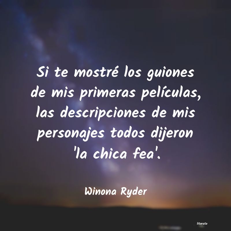 frases de Winona Ryder