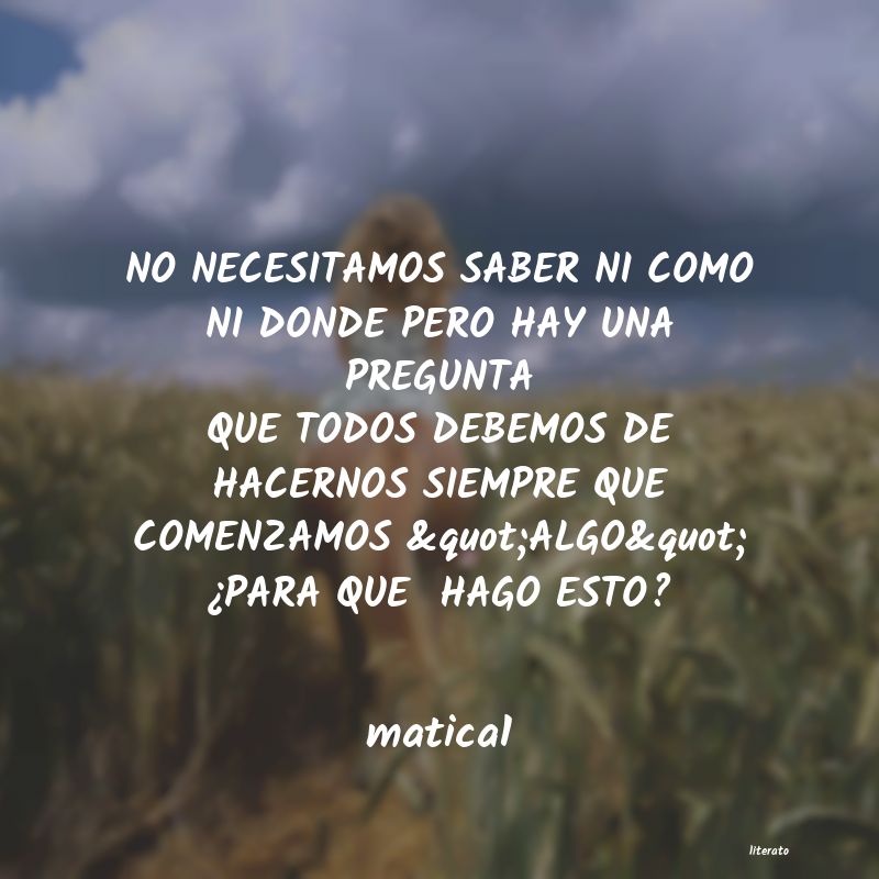 Frases de matica1