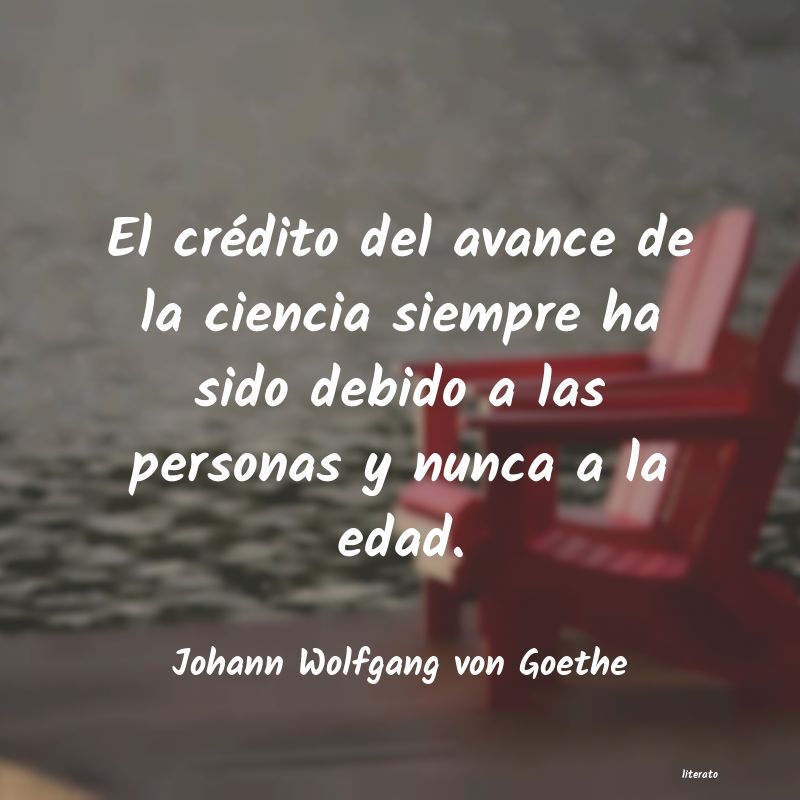 Frases de Johann Wolfgang von Goethe