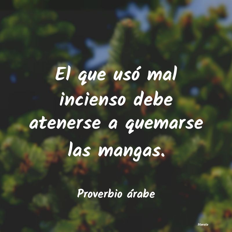 Frases de Proverbio árabe