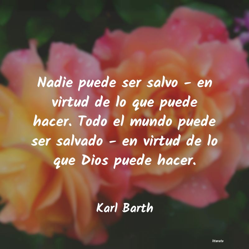 frases de Karl Barth