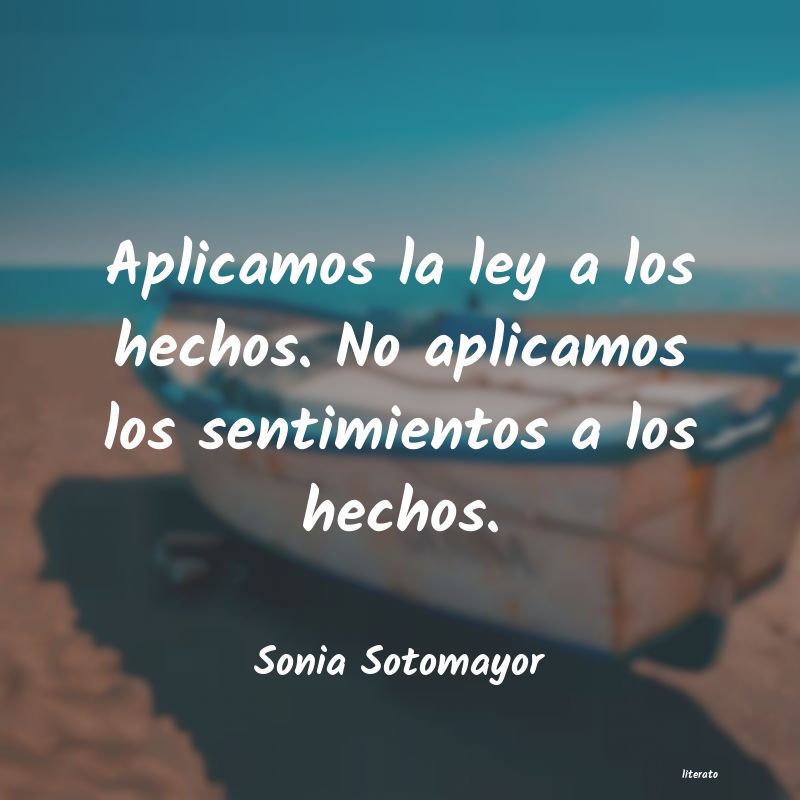 Frases de Sonia Sotomayor