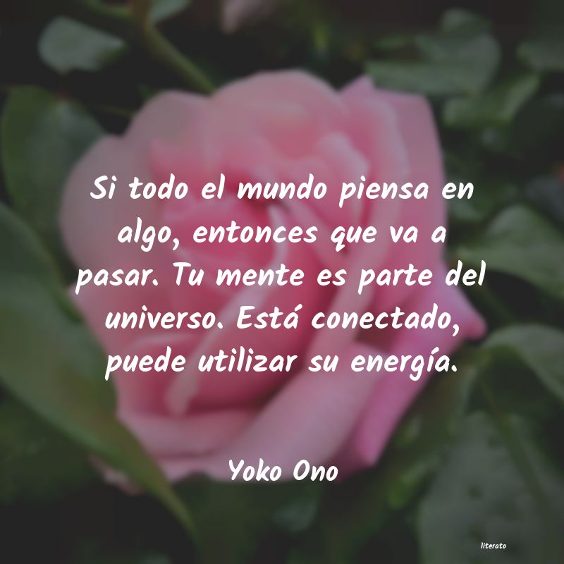 Frases de Yoko Ono