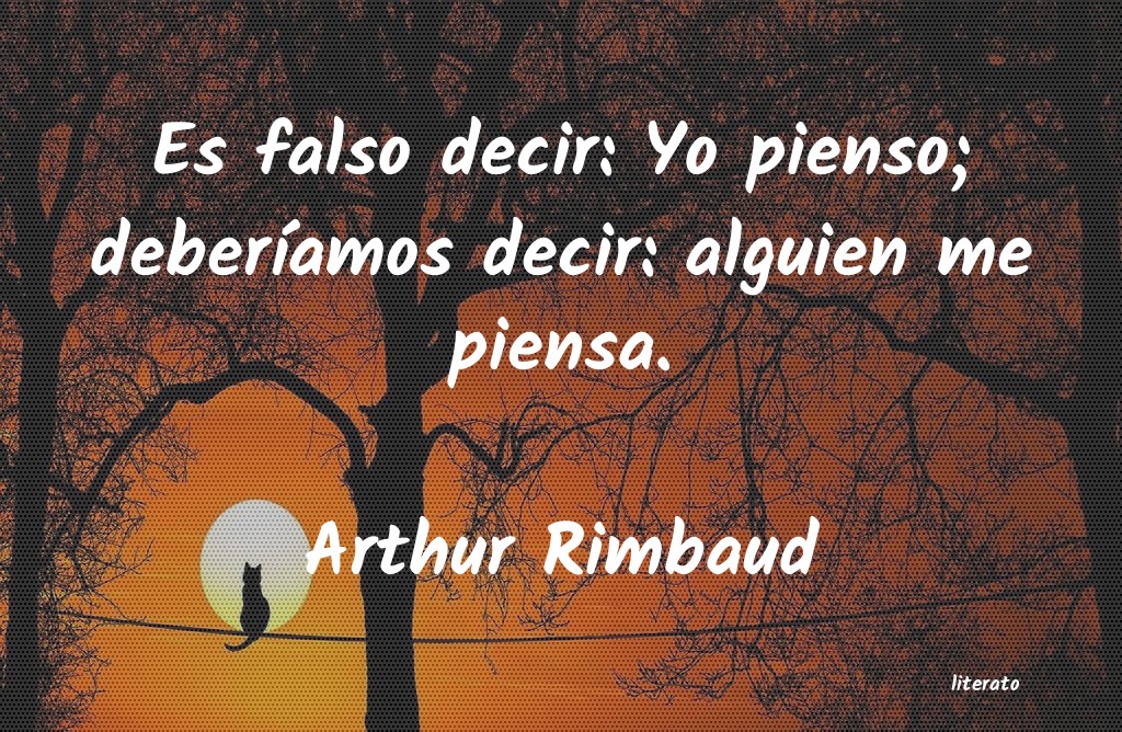 Frases de Arthur Rimbaud