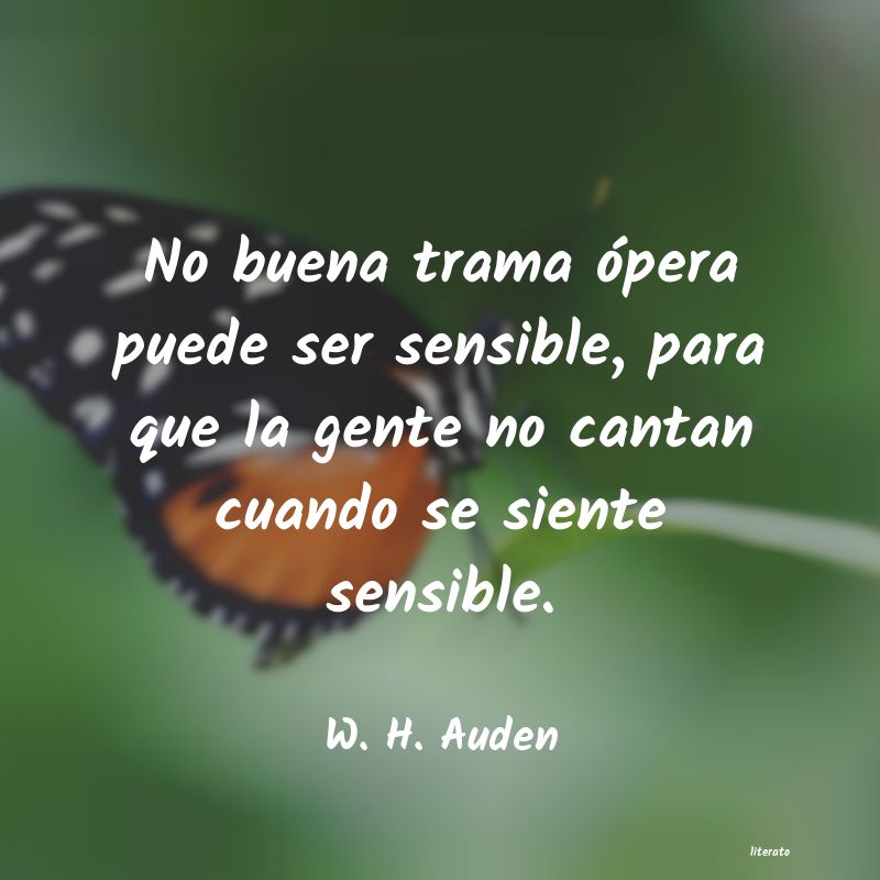 frases de W. H. Auden