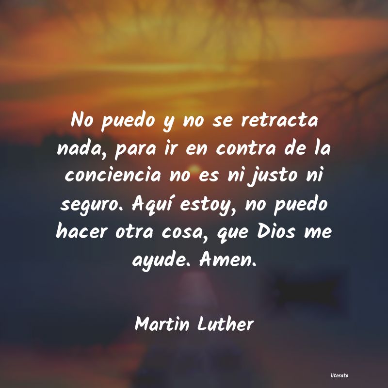 Frases de Martin Luther