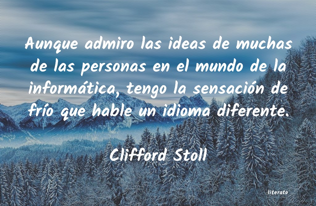 frases de Clifford Stoll