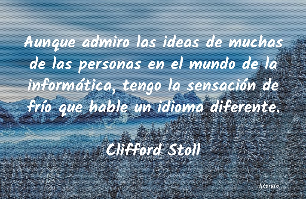 Frases de Clifford Stoll