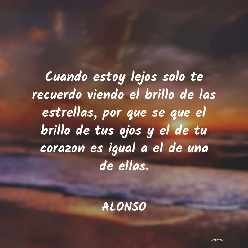 Frases de ALONSO