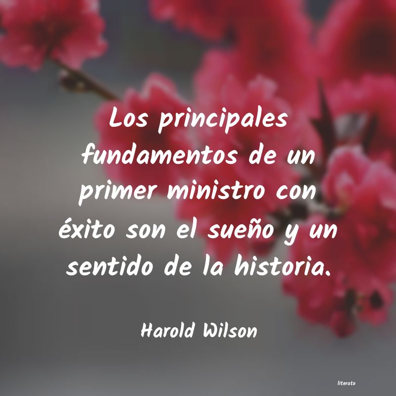 Frases de Harold Wilson