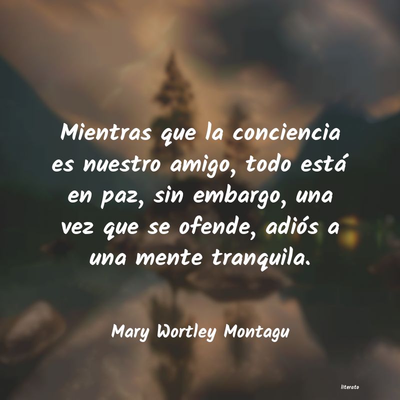 Frases de Mary Wortley Montagu