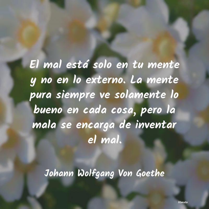 Frases de Johann Wolfgang Von Goethe