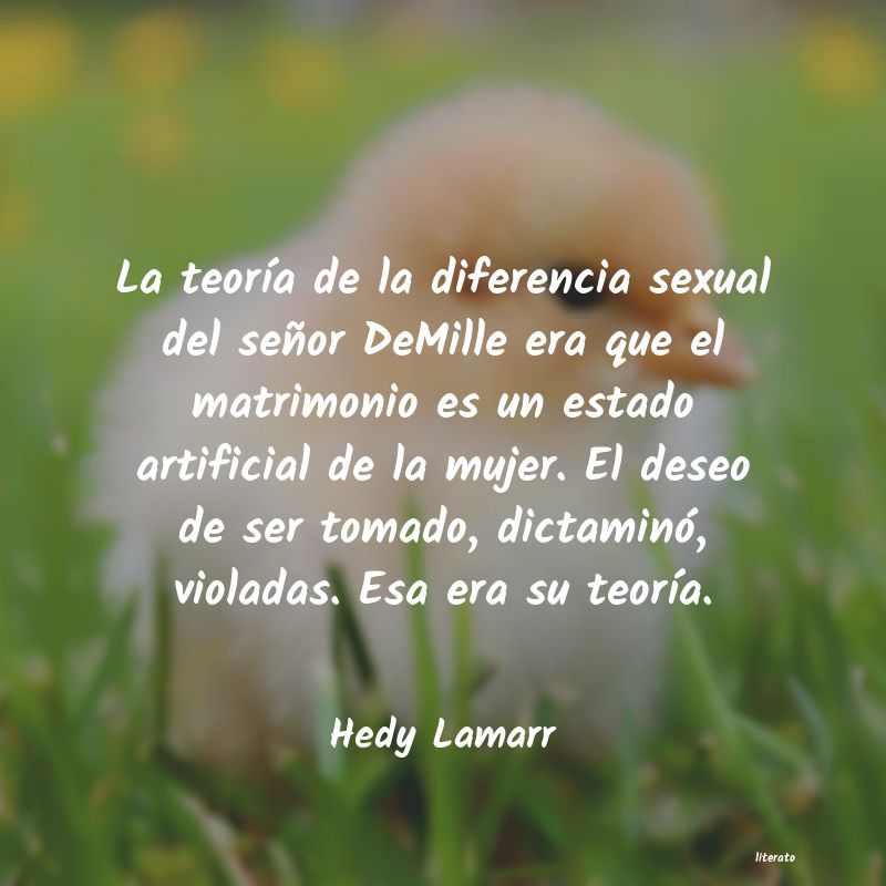 frases de Hedy Lamarr