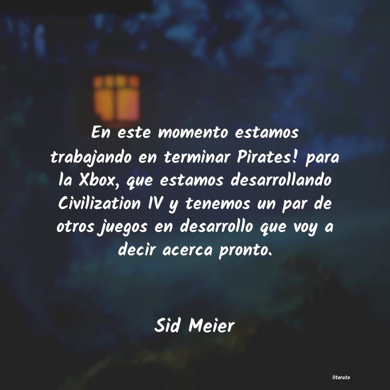 Frases de Sid Meier