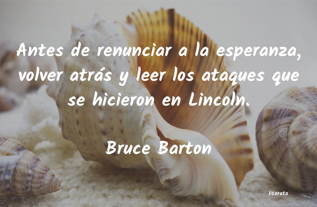 frases de Bruce Barton