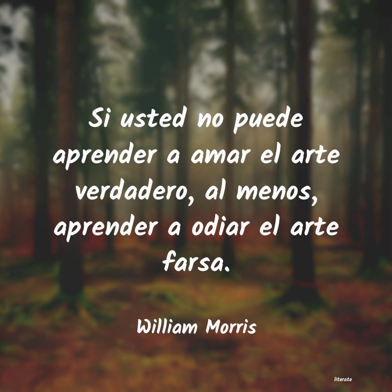 Frases de William Morris