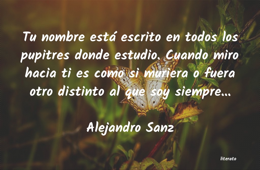 Frases de Alejandro Sanz