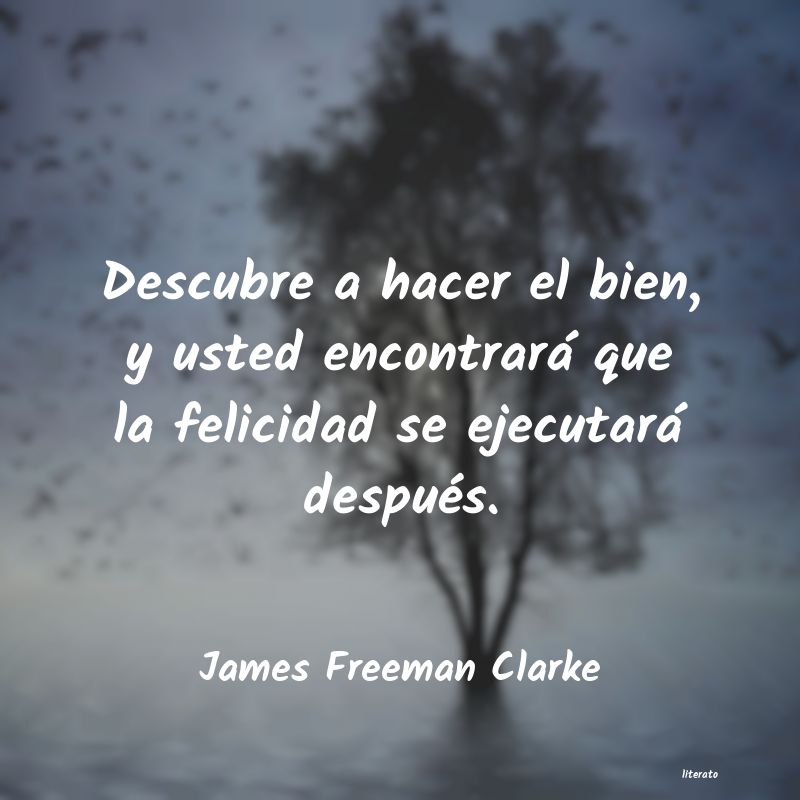 frases de James Freeman Clarke