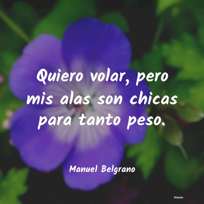 frases de Manuel Belgrano