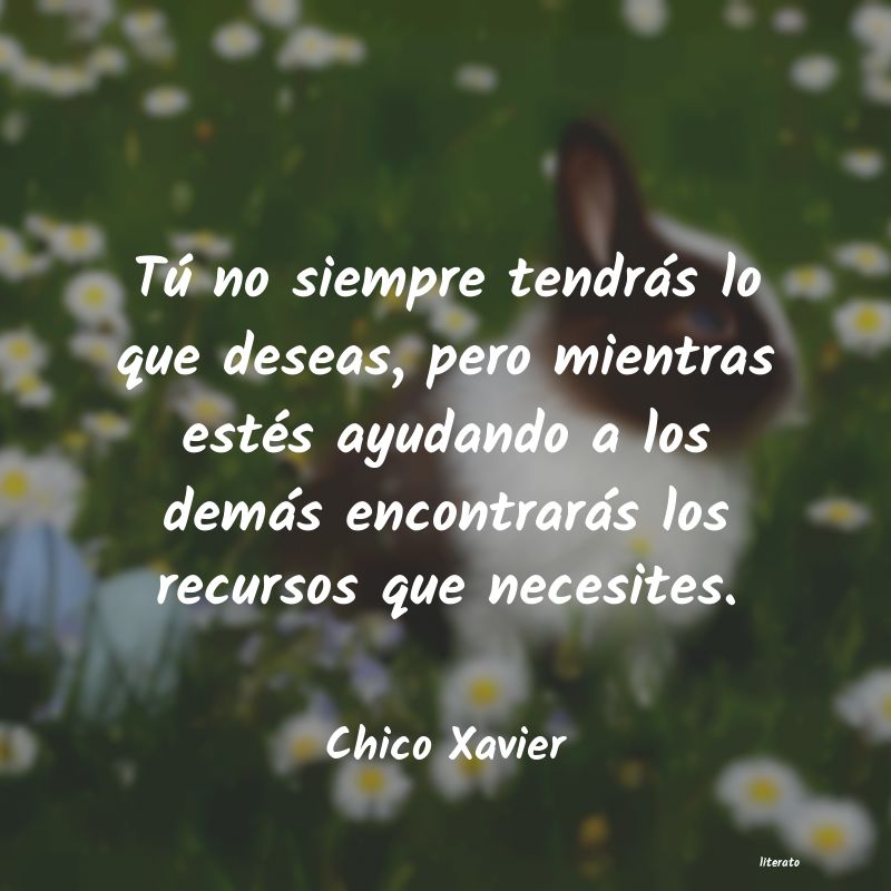 Frases de Chico Xavier