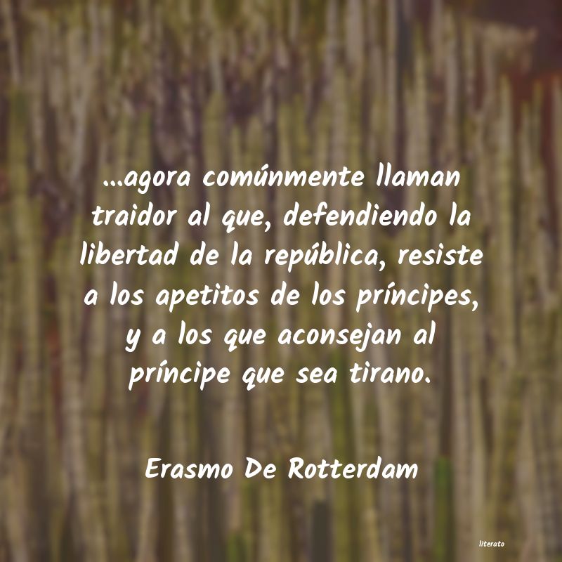 Frases de Erasmo De Rotterdam