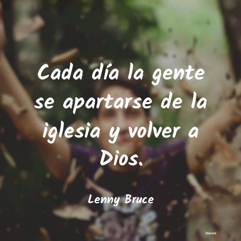 frases de Lenny Bruce