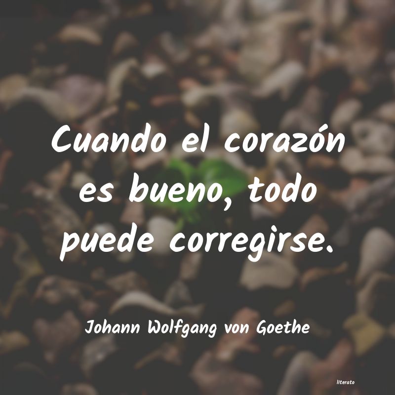 Frases de Johann Wolfgang von Goethe