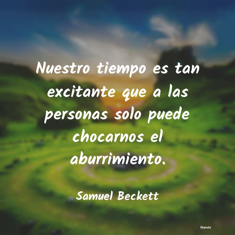 frases de Samuel Beckett