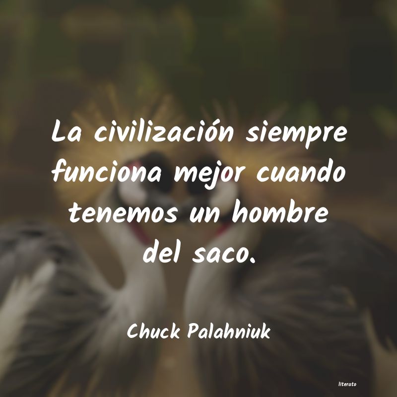 frases de Chuck Palahniuk