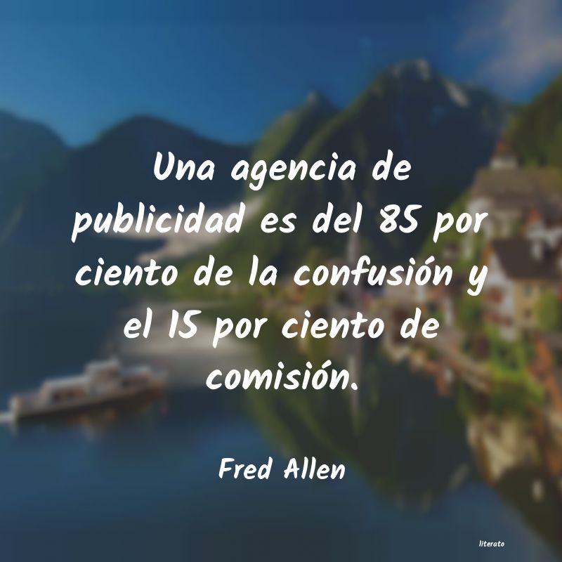 Frases de Fred Allen