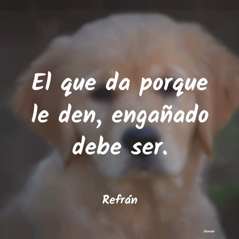 Frases de Refrán