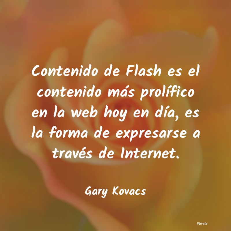 Frases de Gary Kovacs