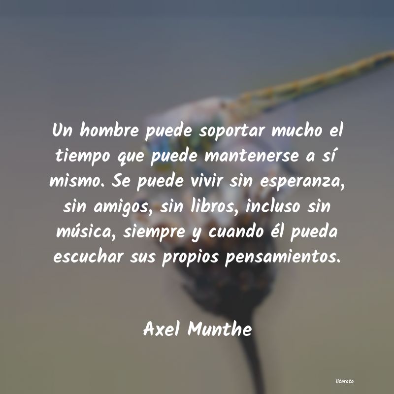 frases de Axel Munthe