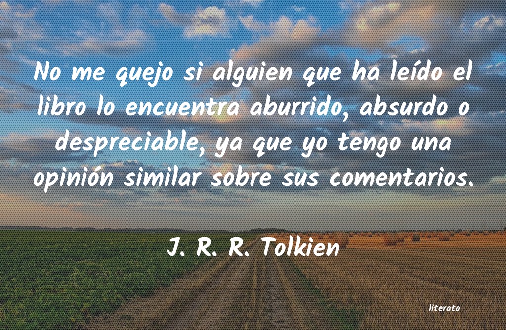 Frases de J. R. R. Tolkien