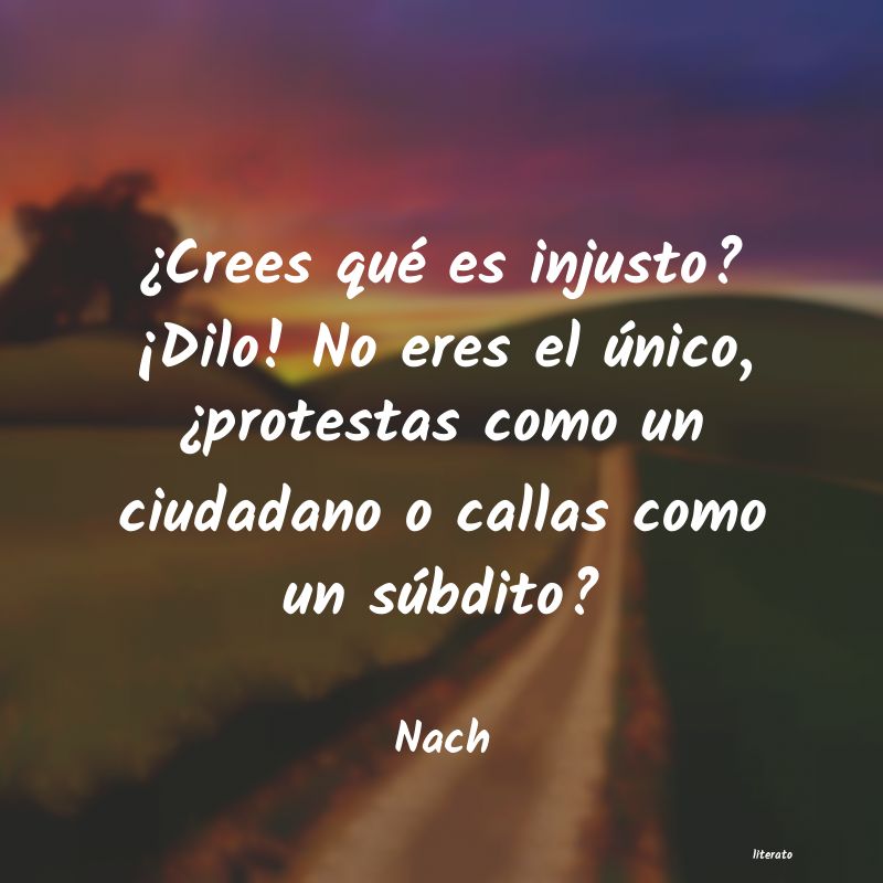 Frases de Nach