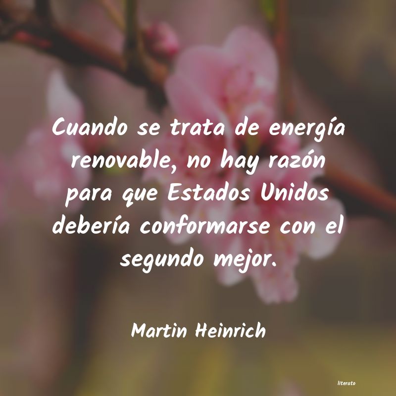 Frases de Martin Heinrich