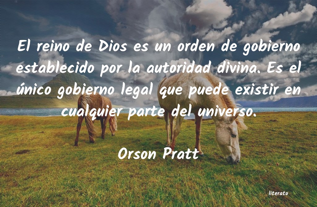 Frases de Orson Pratt