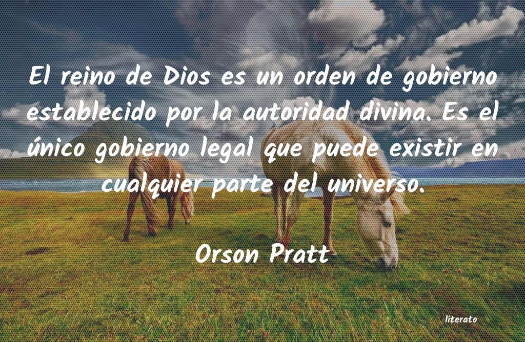 frases de Orson Pratt