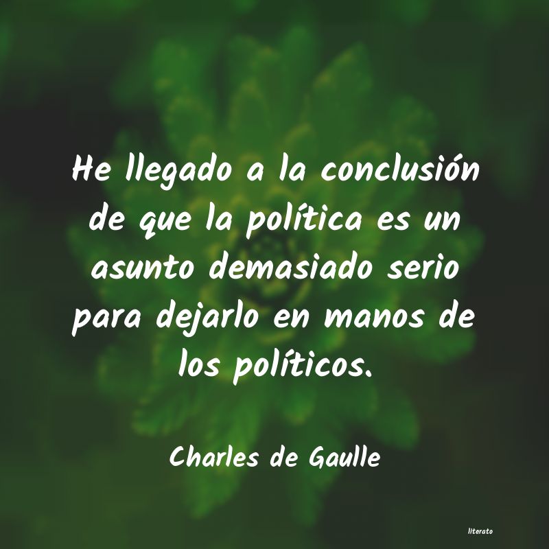 Frases de Charles de Gaulle