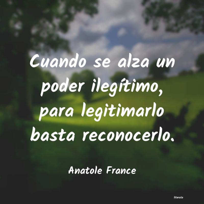 Frases de Anatole France