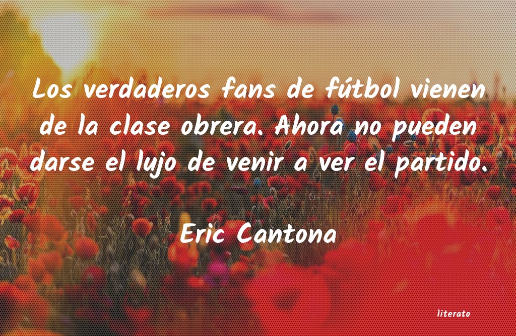 Frases de Eric Cantona