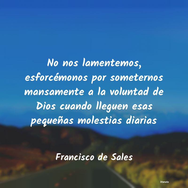 frases de Francisco de Sales