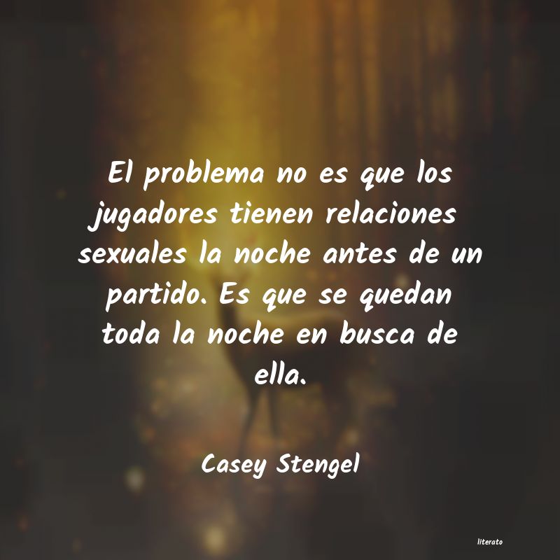 frases de Casey Stengel